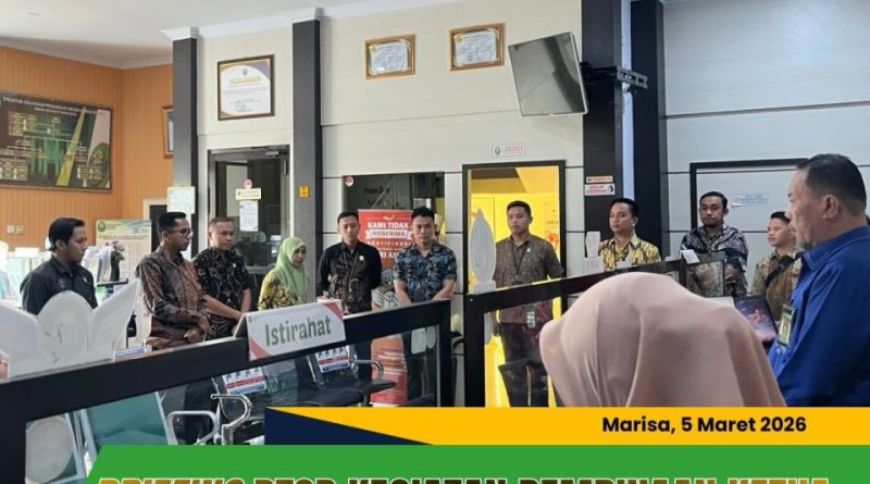 Pengadilan Negeri Marisa telah dilakukan briefing PTSP