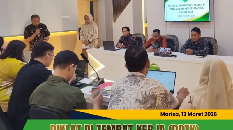 Tingkatkan Profesionalisme Aparatur, PN Marisa Gelar DDTK Pelayanan Prima dan Administrasi Perkara