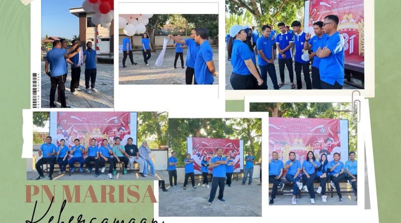 Semarakkan HUT RI dan HUT MA RI ke-81, KPN Marisa Resmi Buka Lomba Olahraga